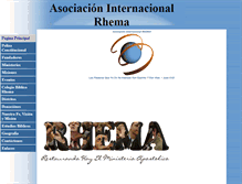 Tablet Screenshot of e-rhema.org